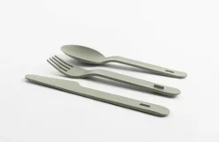 BLIM PLUS Lunchbox ze sztućcami mały zielony / innowacyjny / wygodny
