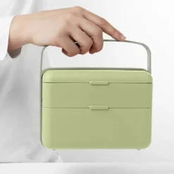 BLIM PLUS Lunchbox ze sztućcami duży zielony / innowacyjny / wygodny