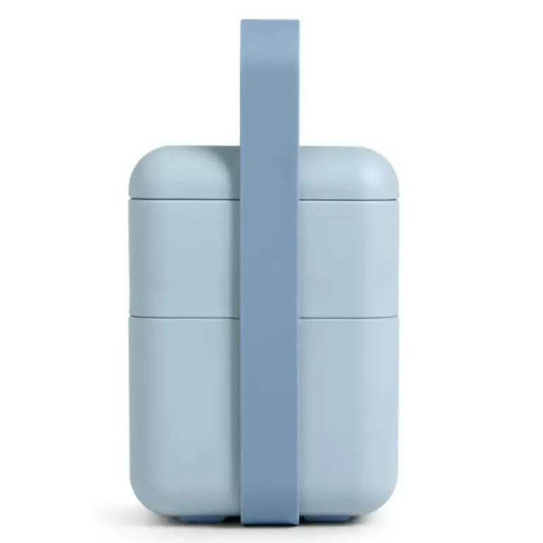 BLIM PLUS Lunchbox ze sztućcami duży niebieski / innowacyjny / wygodny