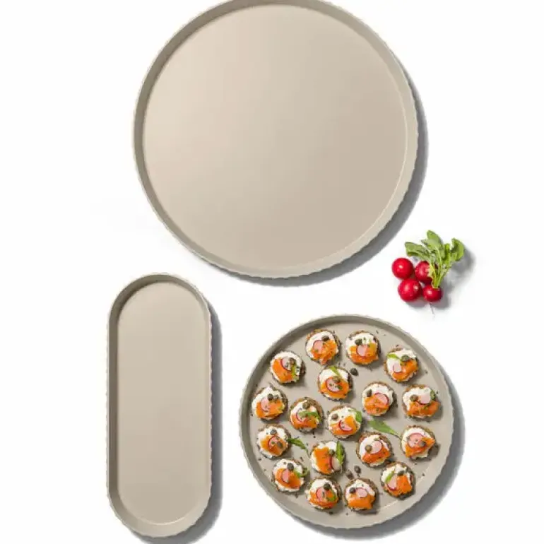 BLIM PLUS Taca okrągła śr. 30 cm brązowa