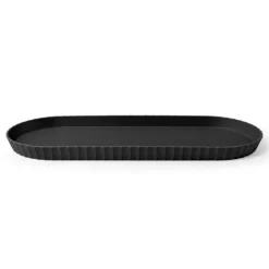BLIM PLUS Taca owalna 50x25 cm czarna