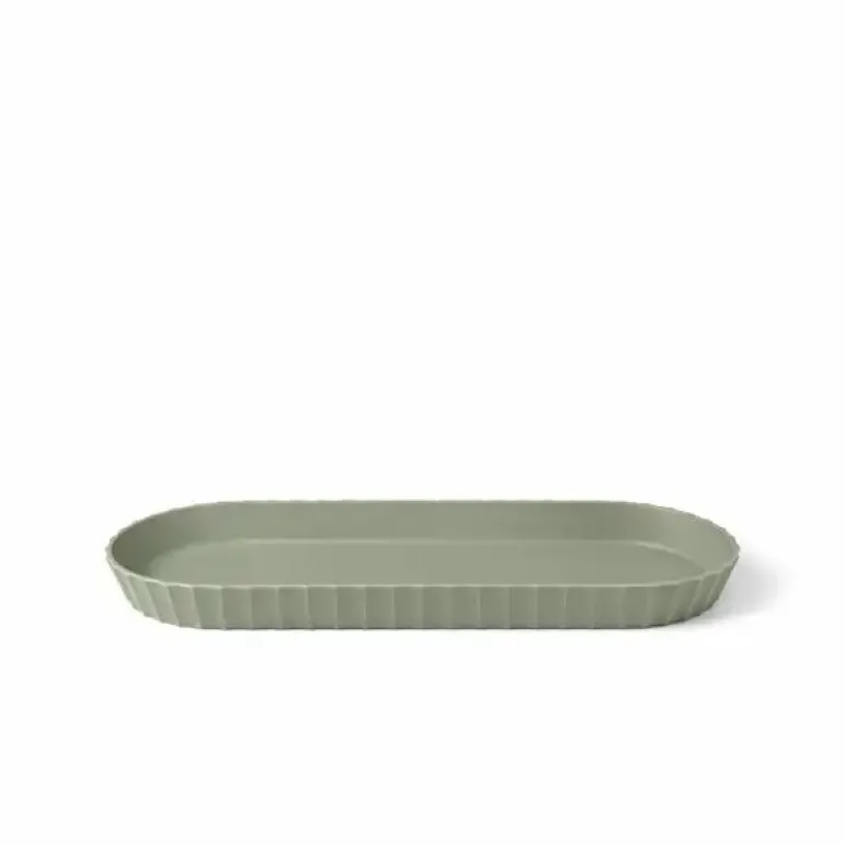 BLIM PLUS Taca owalna 37,5x15 cm zielona
