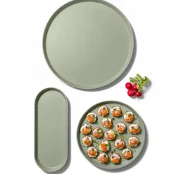 BLIM PLUS Taca owalna 37,5x15 cm zielona