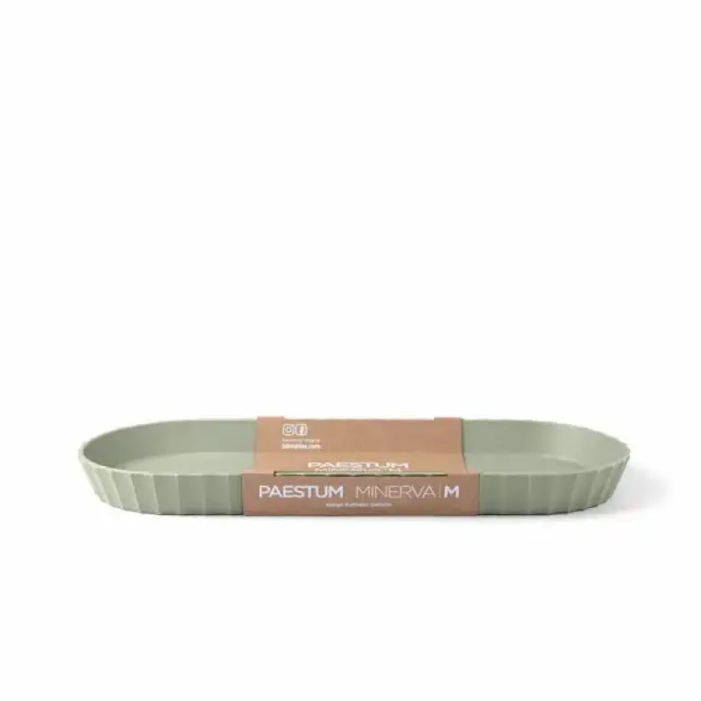 BLIM PLUS Taca owalna 37,5x15 cm zielona