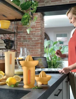 BLIM PLUS Wyciskarka do cytrusów z dzbankiem 0,5 l brązowa / produkt innowacyjny