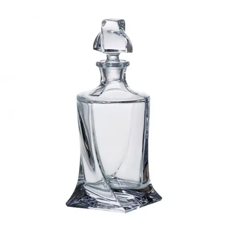 BOHEMIA QUADRO Karafka do likieru 500 ml / szkło kryształowe / CR1A500