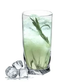 BOHEMIA QUADRO Komplet 18 szklanek do wody 350 ml / szkło krystaliczne / CR62A500