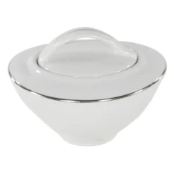 CHODZIEŻ AKCENT 9718 PLATYNOWA LINIA Zestaw kawowy 39 el / 12 osób / porcelana