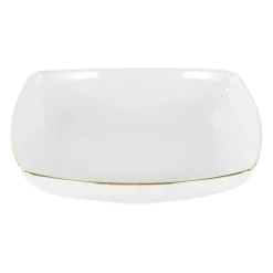 CHODZIEŻ AKCENT 3603 ZŁOTA LINIA Zestaw obiadowy 18 el / 6 osób / porcelana