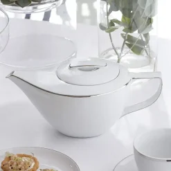 CHODZIEŻ CITY B325 PLATYNOWE Serwis kawowy 39 el / 12 osób / porcelana