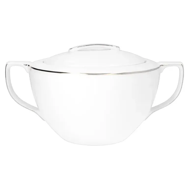 CHODZIEŻ CITY B325 PLATYNOWE Waza z pokrywką 2,5 l / porcelana