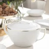 CHODZIEŻ CITY B326 ZŁOTE Waza z pokrywką 2,5 l / porcelana