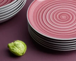 CHODZIEŻ CITY CT34 SZAFRAN Serwis obiadowy 18 el / 6 osób / porcelana