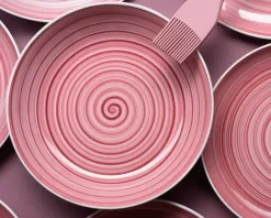 CHODZIEŻ CITY CT34 SZAFRAN Serwis obiadowy 18 el / 6 osób / porcelana