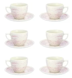 CHODZIEŻ CITY CT21 WIŚNIOWY MUS Serwis kawowy 12 el / 6 osób / porcelana