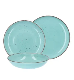 CHODZIEŻ CITY CT05 ŻYWIOŁY Serwis obiadowy 18 el / 6 osób / SPOKÓJ OCEANU / porcelana