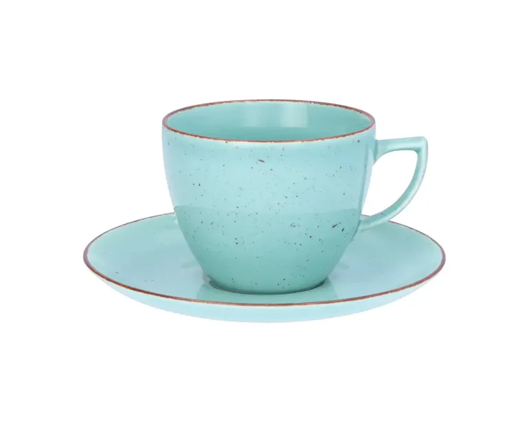 CHODZIEŻ CITY CT05 ŻYWIOŁY Serwis obiadowo-kawowy 30 el / 6 osób / SPOKÓJ OCEANU / porcelana
