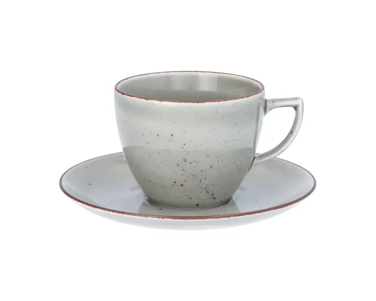 CHODZIEŻ CITY CT01 ŻYWIOŁY Serwis obiadowo-kawowy 36 el / 6 osób / WULKANICZNA ZIEMIA / porcelana