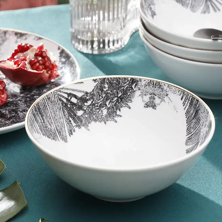 CHODZIEŻ CITY G316 NATURA Salaterka 17 cm / ROYAL / porcelana