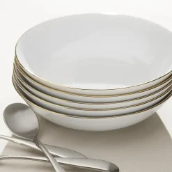 CHODZIEŻ CITY ZŁOTY B326 Serwis obiadowy 36 el / 12 osób / porcelana