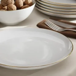 CHODZIEŻ CITY ZŁOTY B326 Serwis obiadowy 36 el / 12 osób / porcelana