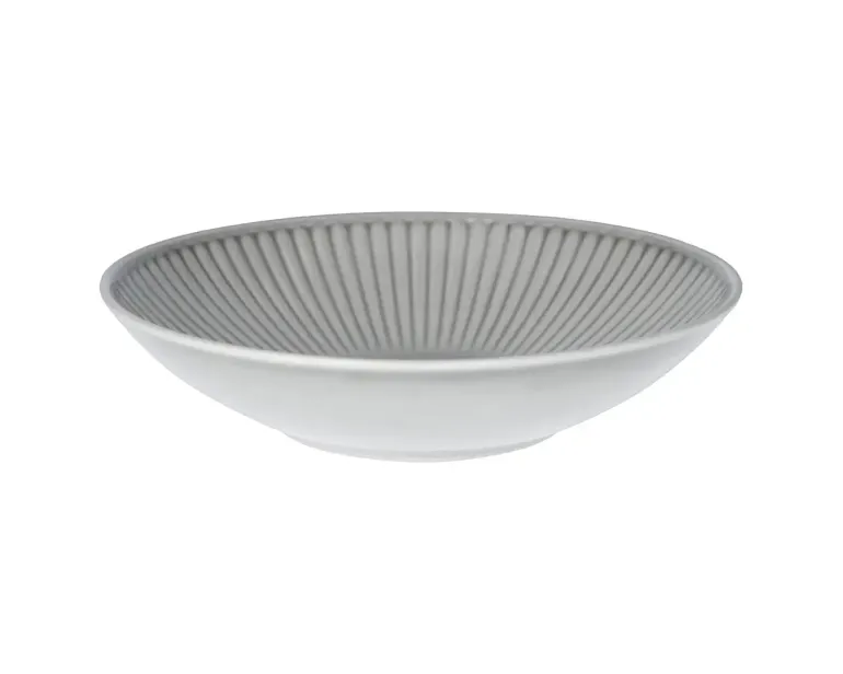 CHODZIEŻ DALIA GL06 GRACJA Talerz głęboki 21,5 cm / szary / porcelana