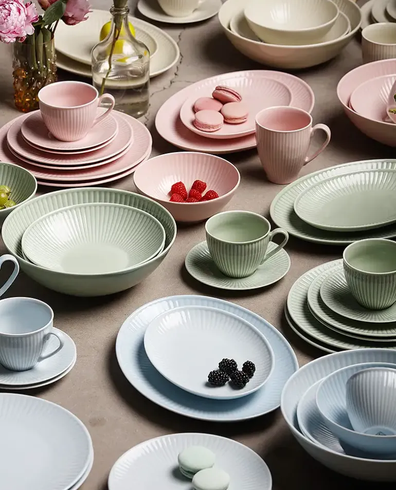 CHODZIEŻ DALIA GL02 POEZJA Spodek pod filiżankę 15 cm / błękitny / porcelana