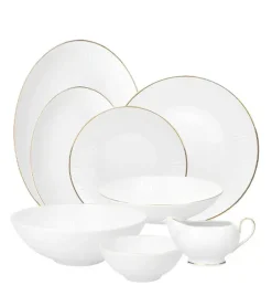 CHODZIEŻ DALIA 3612 ZŁOTA LINIA Serwis obiadowy 44 el / 12 osób / porcelana