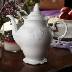 CHODZIEŻ FRYDERYKA BIAŁA C001 Serwis kawowy 39 el / 12 osób / porcelana