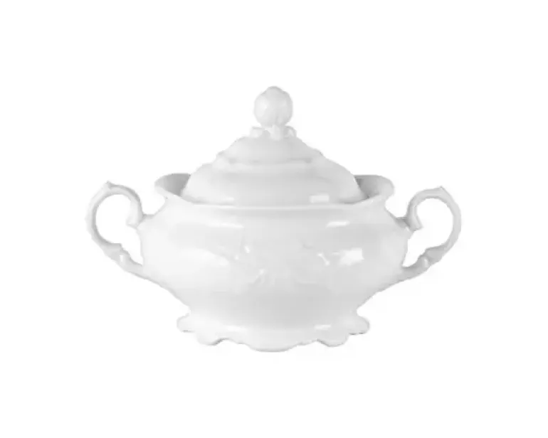 CHODZIEŻ FRYDERYKA BIAŁA C001 Serwis kawowy 39 el / 12 osób / porcelana