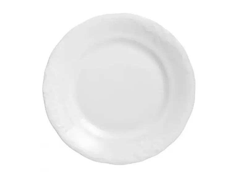 CHODZIEŻ FRYDERYKA BIAŁA C001 Talerz płytki 19 cm / porcelana