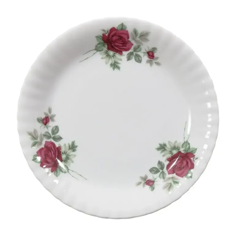 CHODZIEŻ IWONA B826 BORDOWA RÓŻA Zestaw obiadowy 44 el / 12 osób / porcelana