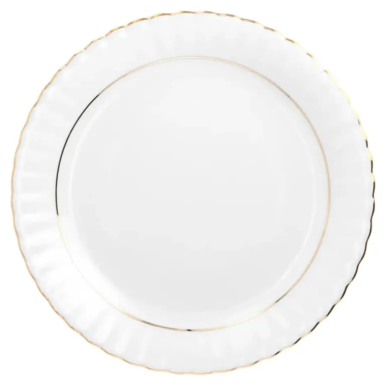 CHODZIEŻ IWONA B014 ZŁOTA LINIA Zestaw obiadowy 36 el / 12 osób / porcelana