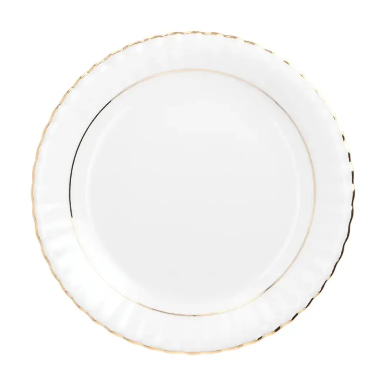 CHODZIEŻ IWONA B014 ZŁOTA LINIA Zestaw obiadowy 36 el / 12 osób / porcelana