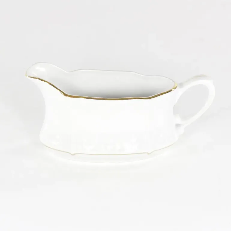 CHODZIEŻ KAMELIA B014 ZŁOTA LINIA Zestaw obiadowy 44 el / 12 osób / porcelana