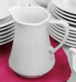 CHODZIEŻ KAMELIA C000 BIAŁA Serwis obiadowo-kawowy 83 el / 12 osób / porcelana