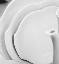 CHODZIEŻ KAMELIA C000 BIAŁA Serwis obiadowo-kawowy 84 el / 12 osób / porcelana