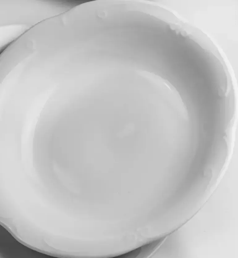 CHODZIEŻ KAMELIA C000 BIAŁA Serwis obiadowy 44 el / 12 osób / porcelana