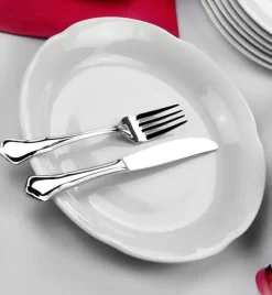 CHODZIEŻ KAMELIA C000 BIAŁA Serwis obiadowy 44 el / 12 osób / porcelana