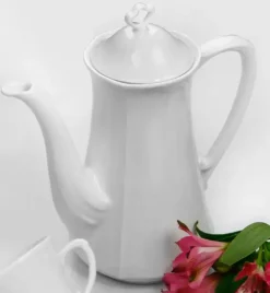 CHODZIEŻ KAMELIA C000 BIAŁA Serwis kawowy 39 el / 12 osób / porcelana