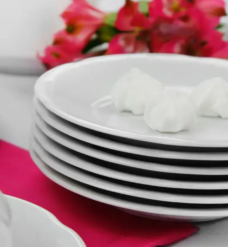 CHODZIEŻ KAMELIA C000 BIAŁA Serwis kawowy 39 el / 12 osób / porcelana