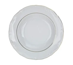CHODZIEŻ MARIA TERESA B014 ZŁOTA LINIA | Talerz płytki 19 cm / porcelana