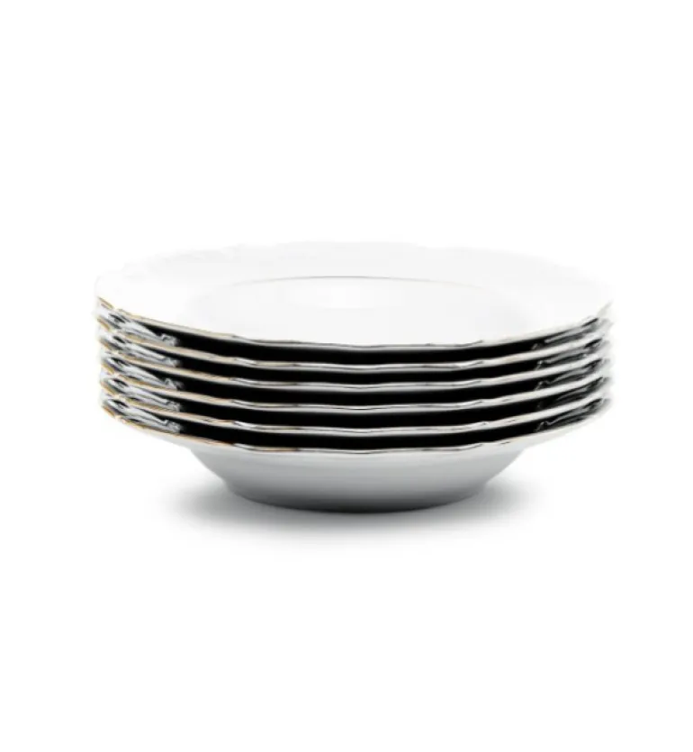 CHODZIEŻ MARIA TERESA B014 ZŁOTA LINIA Zestaw obiadowy 44 el / 12 osób / porcelana