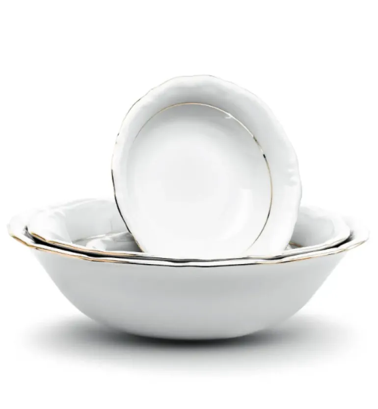 CHODZIEŻ MARIA TERESA B014 ZŁOTA LINIA Zestaw obiadowy 44 el / 12 osób / porcelana