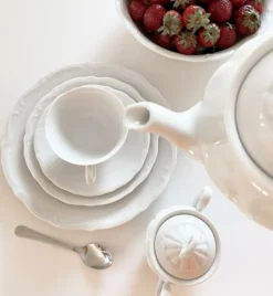 CHODZIEŻ MARIA TERESA C001 BIAŁA Czajnik 1,1 l z pokrywką | porcelana