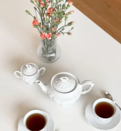 CHODZIEŻ MARIA TERESA C001 BIAŁA Czajnik 1,1 l z pokrywką | porcelana