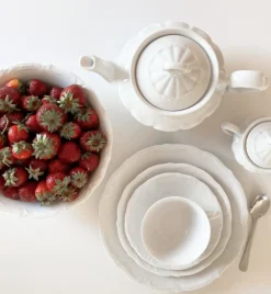 CHODZIEŻ MARIA TERESA C001 BIAŁA Czajnik 1,1 l z pokrywką | porcelana