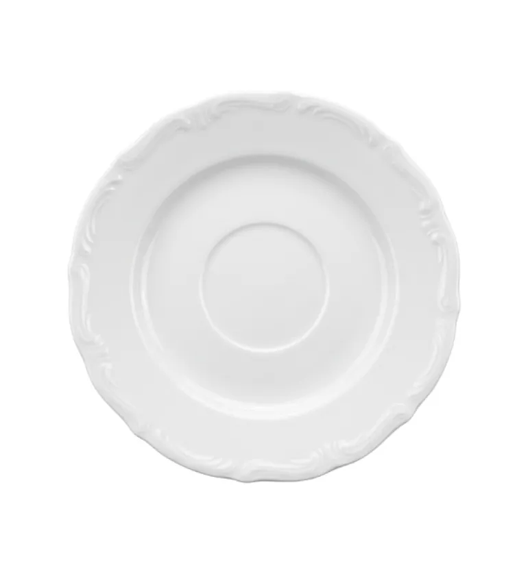 CHODZIEŻ MARIA TERESA C001 BIAŁA Filiżanka 210 ml ze spodkiem / porcelana