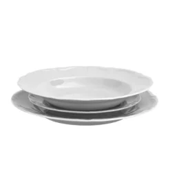 CHODZIEŻ MARIA TERESA C001 BIAŁA Zestaw obiadowy 36 el / 12 osób / porcelana