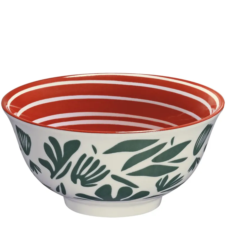CILIO | Amici | miseczka, porcelana, śred. 15,5 cm, 0,5 l, liście